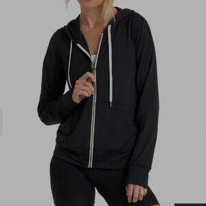 Vuori Halo Performance Hoodie 2.0 Heathered Black Small